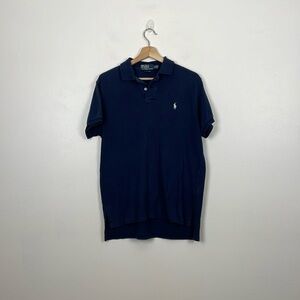 Polo By Ralph Lauren Custom Fit Mens M Polo Shirt 1/4 Button Pullover Shirt